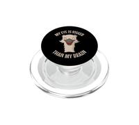 Il mio occhio è più grande del mio cervello Struzzo Uccello PopSockets PopGrip per MagSafe