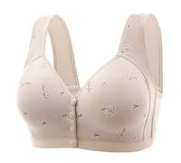 Il mio ordine reggiseno da donna con chiusura frontale, reggiseno sportivo, bella parte posteriore, copertura completa, reggiseno comodo, facile da chiudere con fibbia anteriore, corsetto per dormire,