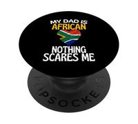 Il mio papà è africano niente mi spaventa divertente papà PopSockets PopGrip Adesivo