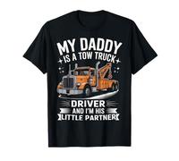 Il Mio papà è Un Autista di Camion di rimorchio e io Sono Il Suo Piccolo Partner Maglietta