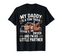 Il Mio papà è Un Autista di Camion di rimorchio e io Sono Il Suo Piccolo Partner Maglietta