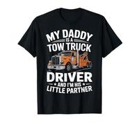 Il Mio papà è Un Autista di Camion di rimorchio e io Sono Il Suo Piccolo Partner Maglietta