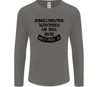 Il Mio Paracadute Malfunctioned Paracadutismo Para Uomo Maniche