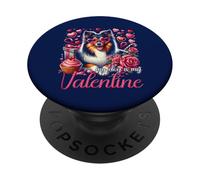 Il mio pastore Shetland è il mio Sheltie di Valentine Dogs PopSockets PopGrip Adesivo
