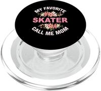 Il mio pattinatore preferito Call Me Mom Skateboarder Skateboarding PopSockets PopGrip per MagSafe