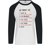 Il Mio Perfetto Giorno Be The Best Mum Della Mamma Uomo L/S Baseball T-Shirt