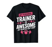 Il mio personal trainer è fantastico ma non può contare divertente palestra Maglietta