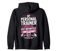 Il Mio Personal Trainer è Fantastico ma Non può contare, Umorismo in Palestra Felpa con Cappuccio