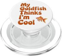 Il mio pesce rosso pensa che io sia figo PopSockets PopGrip per MagSafe