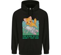 Il Mio Peto Non Era Così Male Divertente Felpa Con Cappuccio Per Gatti Bambini