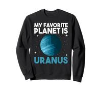 Il Mio Pianeta Preferito è Urano - Urano Planet Space Lover Felpa