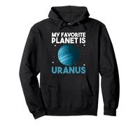 Il Mio Pianeta Preferito è Urano - Urano Planet Space Lover Felpa con Cappuccio