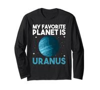 Il Mio Pianeta Preferito è Urano - Urano Planet Space Lover Maglia a Manica