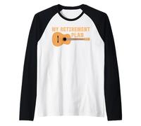 Il Mio Piano pensionistico Chitarrista Maglia con Maniche Raglan