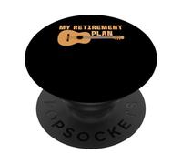Il mio piano pensionistico Chitarrista PopSockets PopGrip Adesivo