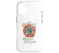 Il mio piano pensionistico è Societal Collapse Retro Toon Dread Custodia per iPhone 16