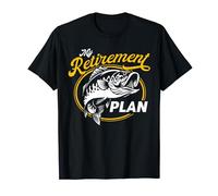 Il mio piano pensionistico Pensione di pesca Pescatore Maglietta