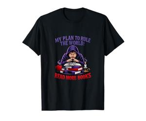 Il Mio Piano per governare Il Mondo Leggi di più Libri Graphic Maglietta