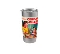 Il mio piccolo cereale (seriale) Killer gioco di parole fonetico HorrorCore Bicchiere termico in acciaio inox doppia parete