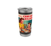 Il mio piccolo cereale (seriale) Killer gioco di parole fonetico HorrorCore Bicchiere termico in acciaio inox doppia parete