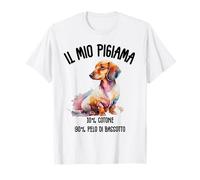Il Mio Pigiama - Cane Bassotto Dachshund Regalo Divertente Maglietta