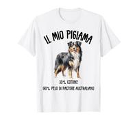 Il Mio Pigiama - Cane Pastore Australiano Regalo Divertente Maglietta