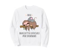 Il Mio Pigiama Ufficiale per Uomini Donne Ragazze Felpa