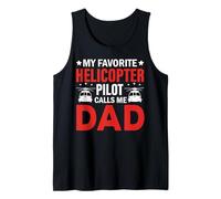 Il Mio Pilota di elicotteri Preferito Mi Chiama Dad Helicopter Canotta