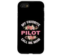 Il mio pilota preferito Call Me Mom Pilot Piloti di aeroplani volanti Custodia per iPhone SE (2020) / 7/8