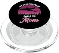 Il mio pilota preferito mi chiama mamma Festa della mamma PopSockets PopGrip per MagSafe