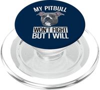 Il mio Pitbull non combatterà ma io sarò American Pitbull Terrier PopSockets PopGrip per MagSafe