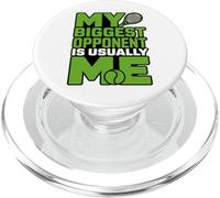 Il mio più grande avversario sono di solito io - Divertente giocatore di tennis PopSockets PopGrip per MagSafe