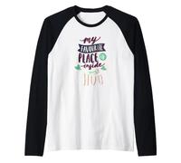 Il Mio Posto Preferito è Dentro Il Tuo Abbraccio Maglia con Maniche Raglan