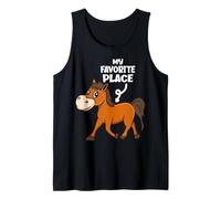Il Mio Posto Preferito Funny Horse Lover Canotta