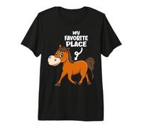 Il Mio Posto Preferito Funny Horse Lover Maglietta Premium