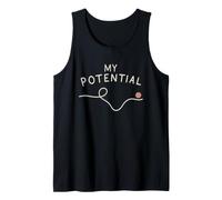 Il Mio potenziale positività Motivazione Autostima Minimalista Canotta