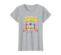 Il Mio Primo Concerto è Stato Epic Kids Music Festival Memory Maglietta, Donna, Grigio Melange, L