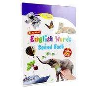 Il Mio Primo Giocattolo Sonoro Inglese, Libro Sonoro Giocattoli Sensoriali Bambini Piccoli, Libri Interattivi Apprendimento Linguaggio, Libro Suoni Bambini Toccano Puntini Giocattolo Didattico
