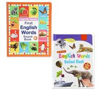 Il Mio Primo Giocattolo Sonoro Inglese - Oltre 470 Parole, 21 Temi, Divertente Gioco Di Parole, Giocattolo Educativo per L'apprendimento Linguistico, L'educazione Scolastica E Il Regalo(2PCS)
