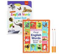 Il Mio Primo Giocattolo Sonoro Inglese - Oltre 470 Parole, Giochi Di Parole A Vista, 21 Temi Educativi, Gioco Di Parole Divertente For L'asilo, Giocattolo Educativo For L'apprendimento Linguistico