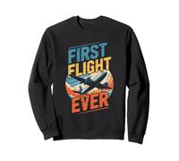 Il mio primo giro in aereo Prima volta Volare Avventura Aereo Kid Felpa