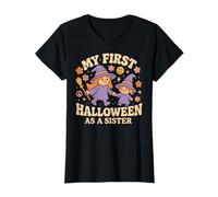 Il Mio Primo Halloween Come Una Sorella Carino Spooky Fun Maglietta