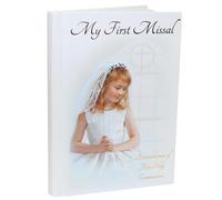 Il Mio Primo Missal Libro Santa Comunione Prayers Rigido Cover - Girl