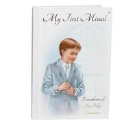 Il Mio Primo Missal Libro Santa Comunione Prayers Rigido Cover - Ragazzo