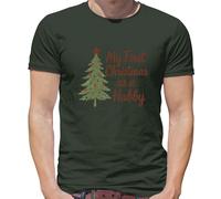 Il Mio Primo Natale come Un Marito - T-Shirt - Divertente Married Regalo