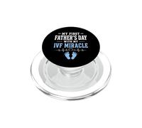 Il mio primo papà con il mio miracolo IVF PopSockets PopGrip per MagSafe