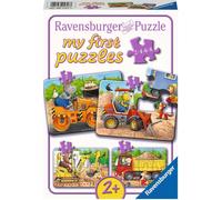 Il mio primo puzzle Animali del cantiere 4 in 1