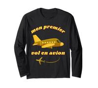 Il Mio Primo Volo in Aereo Bambino Battesimo Aria Maglia a Manica