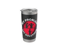Il mio problema Il mio pittogramma mamma papà rettile proprietario leopardo geco Bicchiere termico in acciaio inox doppia parete
