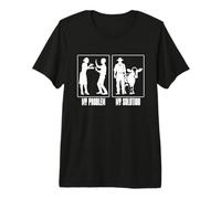 Il Mio Problema Il Mio Pittogramma papà Mamma Allevamento Bestiame allevatore di Bestiame Maglietta Premium